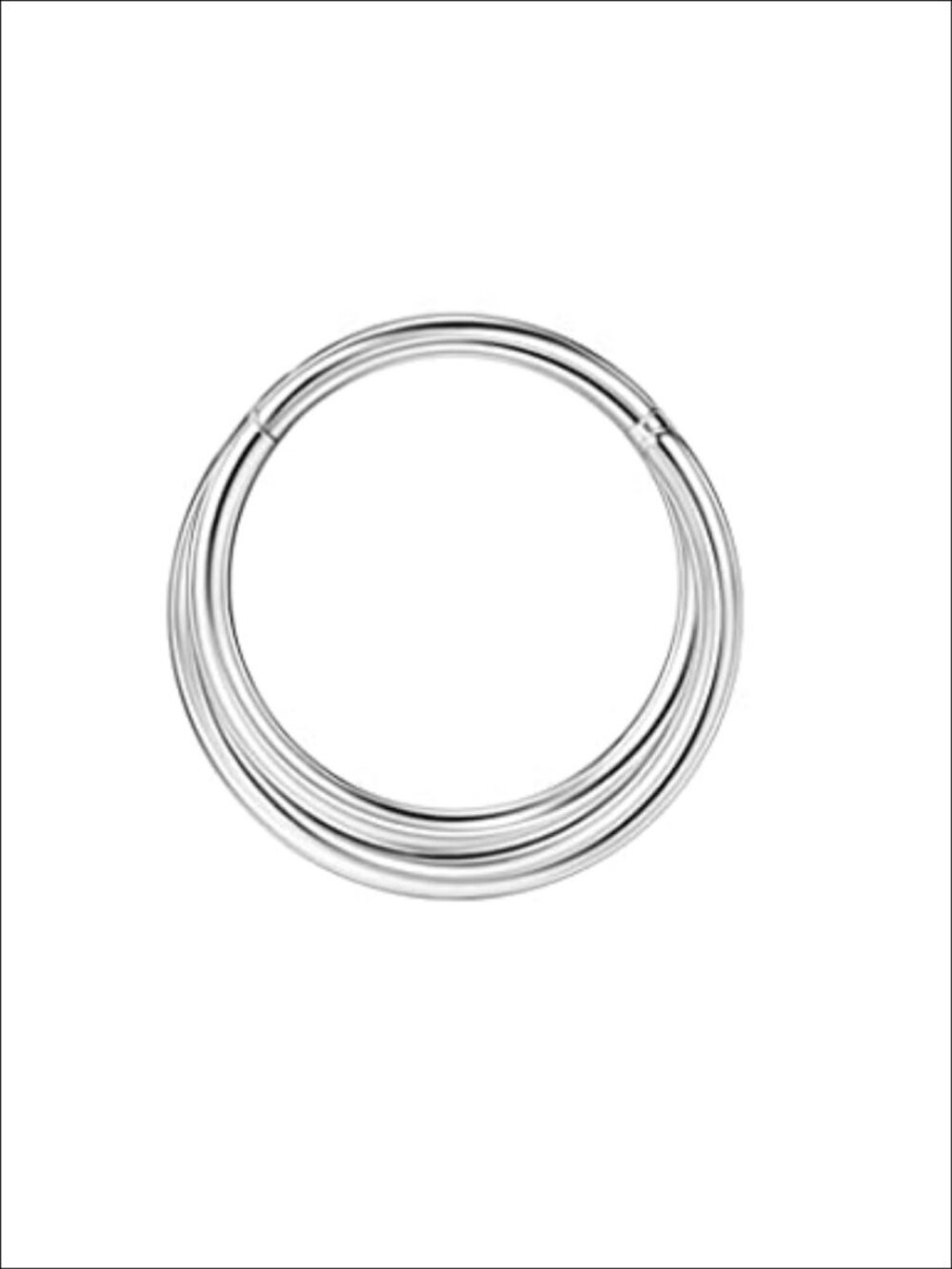 316L Surgical Steel Twisted Hoop Nose Cartilage Earring